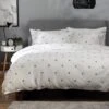Habitat Tufted Spot White & Grey Bedding Set - Single 2 Habitat Tufted Spot White & Grey Bedding Set - Single -Bedding Promotion Store 9625826 R Z001A