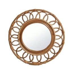 Habitat Faux Rattan Garden Mirror