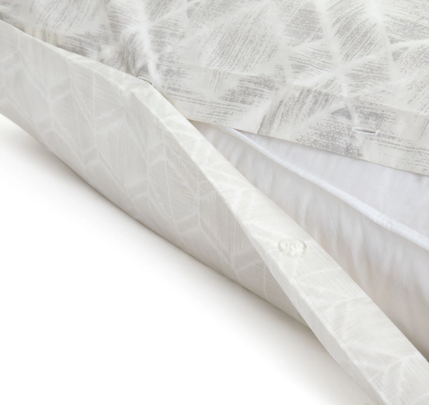 Habitat Cotton 200TC Geo Silver & Cream Bedding Set - Single 8 Habitat Cotton 200TC Geo Silver & Cream Bedding Set - Single - Image 6