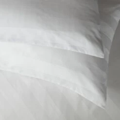 Habitat Cotton 400TC Sateen Stripe White Bedding Set -Double 10 Habitat Cotton 400TC Sateen Stripe White Bedding Set -Double -Bedding Promotion Store 9648030 R Z003A