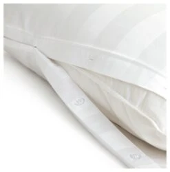 Habitat Cotton 400TC Sateen Stripe White Bedding Set -Double 11 Habitat Cotton 400TC Sateen Stripe White Bedding Set -Double -Bedding Promotion Store 9648030 R Z004A