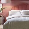 Habitat Pinsonic Velvet Plain Grey Bedding Set - Double -Bedding Promotion Store 9649338 R Z001A