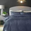 Habitat Velvet Geo Navy Bedding Set - Single 1 Habitat Velvet Geo Navy Bedding Set - Single -Bedding Promotion Store 9651663 R Z001A
